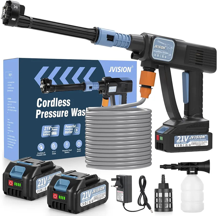 Portable 6-in-1 Cordless Pressure Washer
