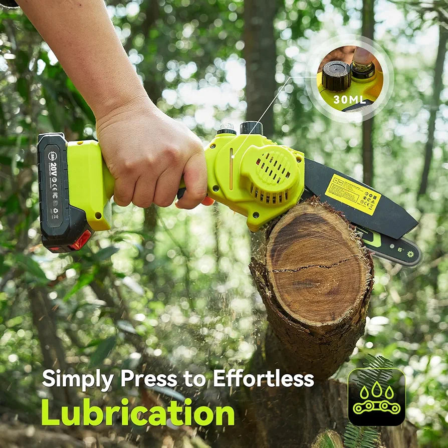 6-Inch Cordless Electric Chainsaw