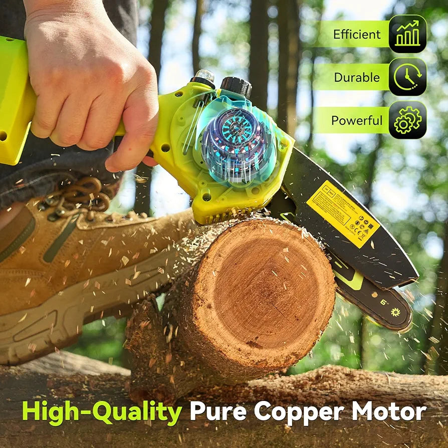 6-Inch Cordless Electric Chainsaw
