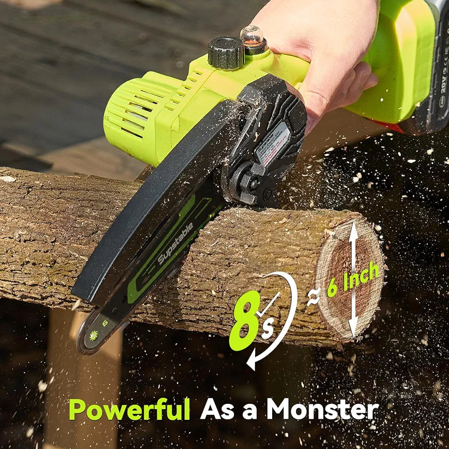 6-Inch Cordless Electric Chainsaw
