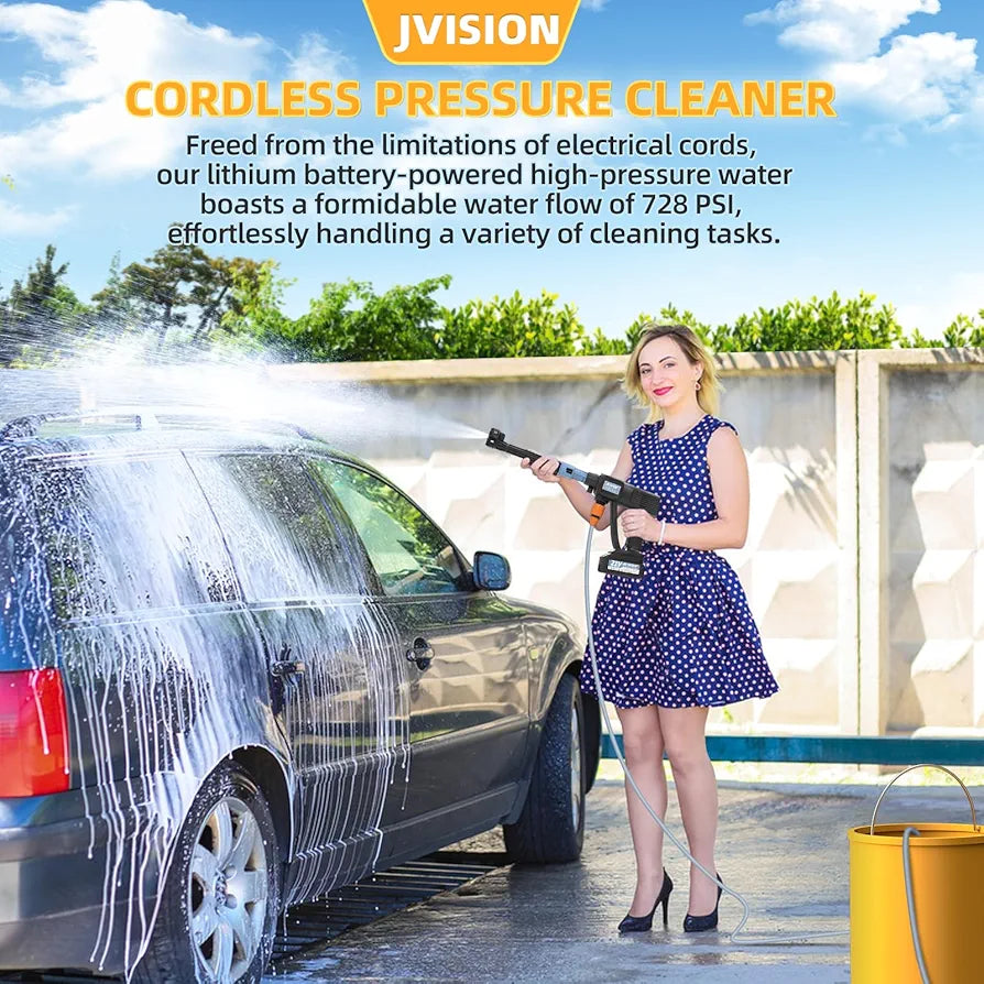 Portable 6-in-1 Cordless Pressure Washer